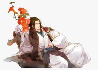 古风立绘睡觉男子帅哥免抠