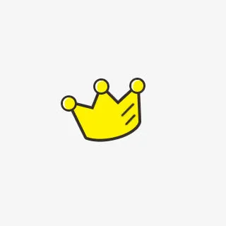 手绘皇冠免抠