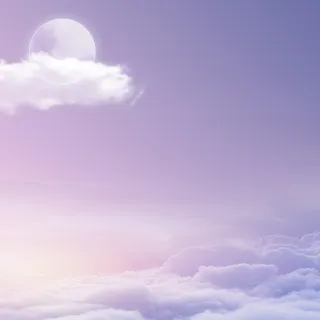 月亮紫色云海免抠背景场景背景元素 月亮紫色云海免抠背景场景背景元素