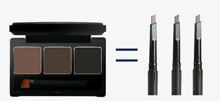 自带刷头染眉膏免抠