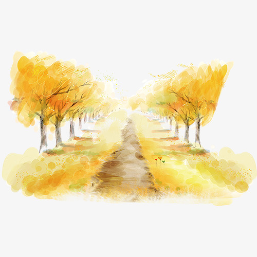 秋季场景免抠