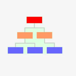 分层结构图免抠