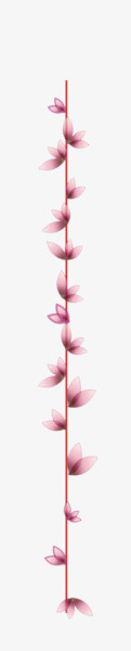 一串花瓣免抠