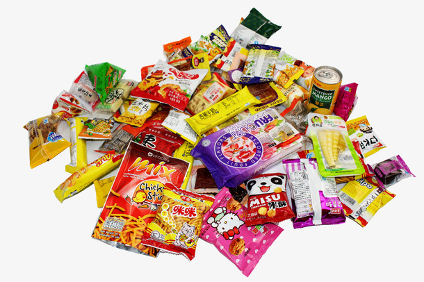 实物零食免抠