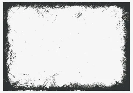 黑色书画框免抠