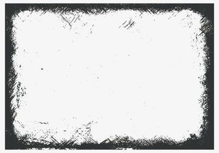 黑色书画框免抠