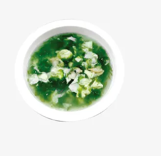 青菜鸡蛋汤免抠