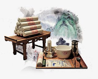 中国传统艾灸免抠