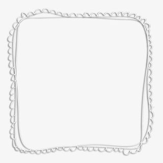 手绘边框素材素描 唯美花边边框免抠