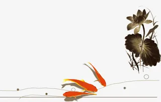 水墨背景免抠素材