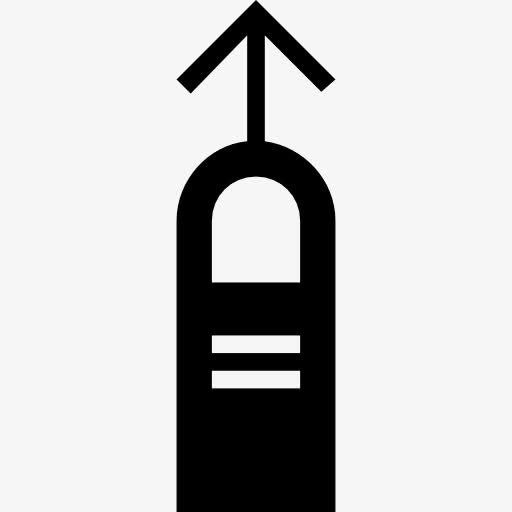 一个手指向上滑动手势图标免抠