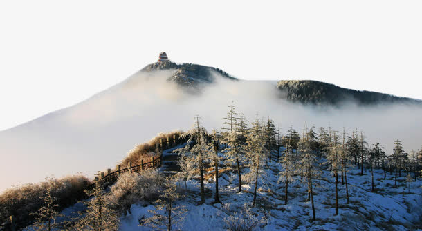 唯美峨眉山免抠