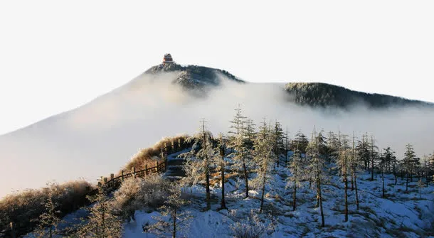 唯美峨眉山免抠