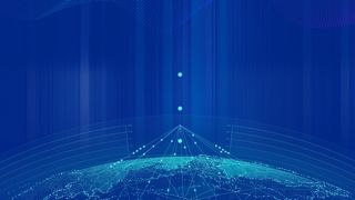 蓝色科技感背景图高清