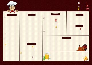 西餐菜单背景素材高清