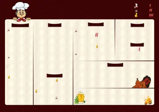 西餐菜单背景素材高清