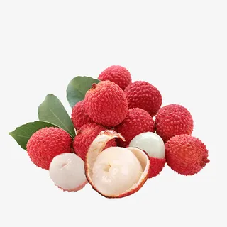 荔枝  红色  水果  果肉免抠