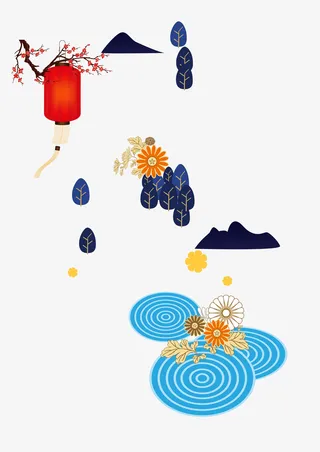 中国风的装饰元素免抠