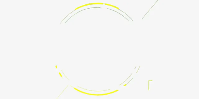 黄色圆圈背景免抠