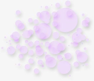 紫色泡泡漂浮免抠