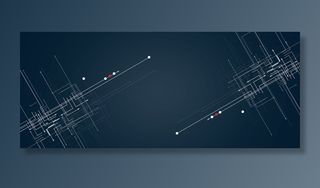 蓝色科技电子办公商务背景图高清