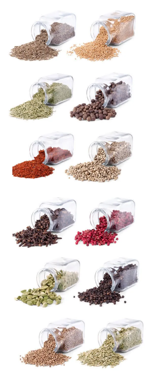 透明玻璃罐五谷杂粮食品白底图免抠