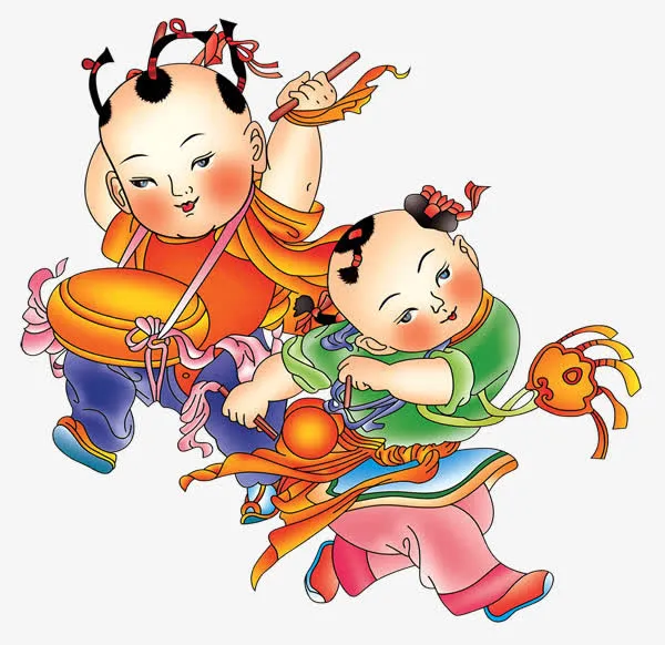 吉祥福娃免抠