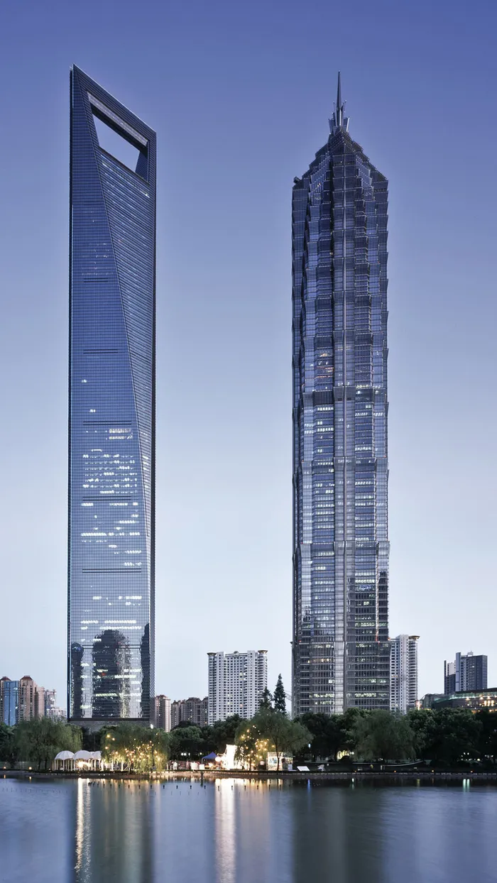 高楼建筑H5背景高清
