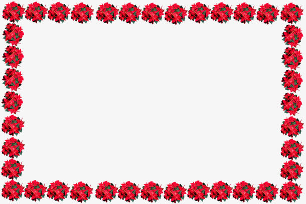 花朵装饰边框免抠