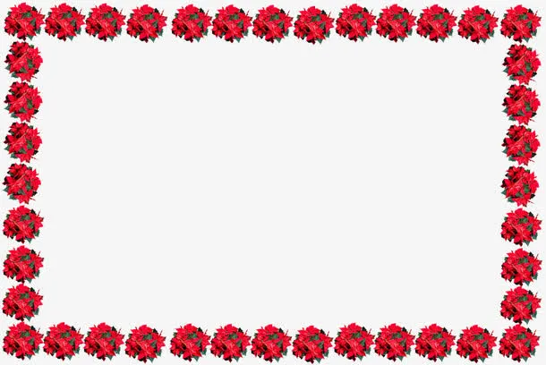 花朵装饰边框免抠