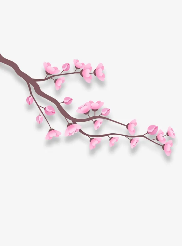 花朵春天简约免抠