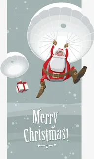 小清新圣诞元素标签牌免抠