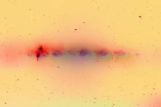 黄色背景红色点缀黑色粉尘