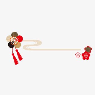 卡通中国风复古标题背景装饰