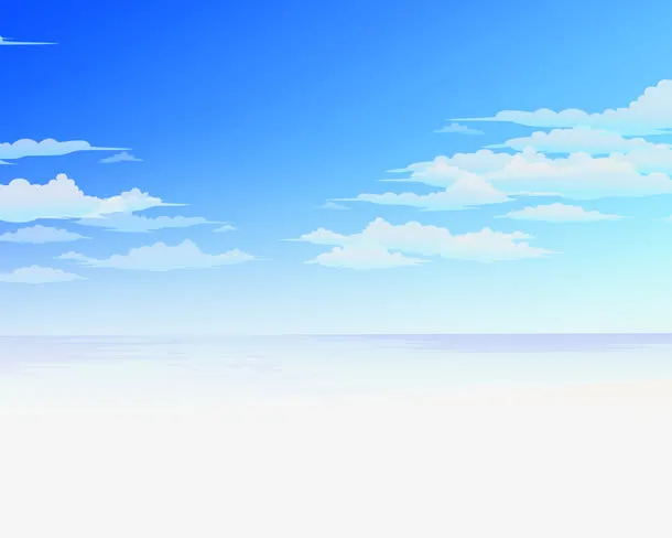 天空白云浅色背景