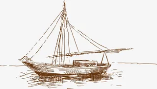 手绘线稿素材免抠