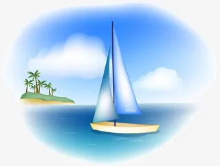 卡通海景素材图片免抠