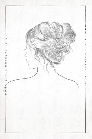 沙龙美发头发护理背景素材高清