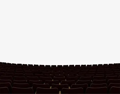 黑色背光看台椅免抠