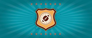 橄榄球盾形标志背景高清