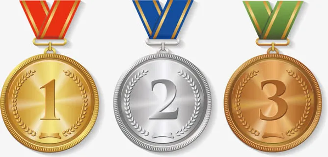 矢量奖牌免抠