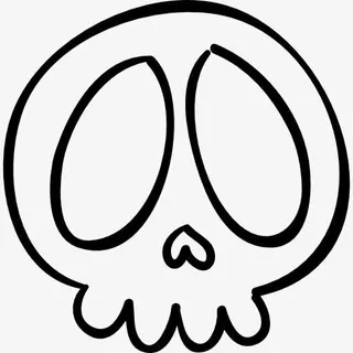 万圣节骷髅手拉骨图标免抠