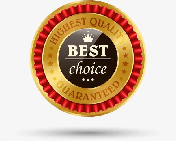 卡通红色奖牌免抠