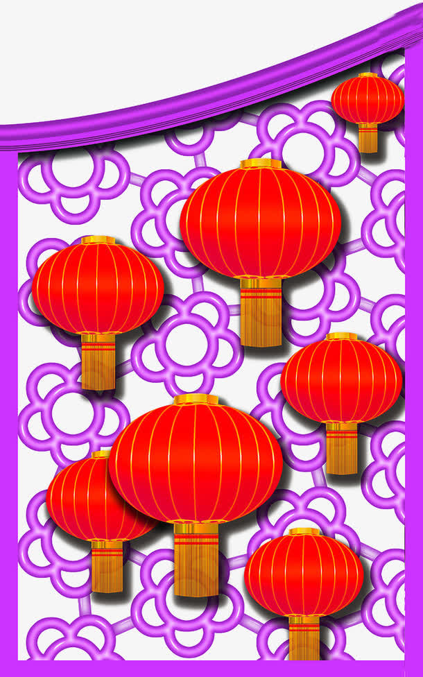 灯笼梅花免抠