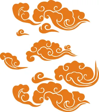 传统祥云素材免抠