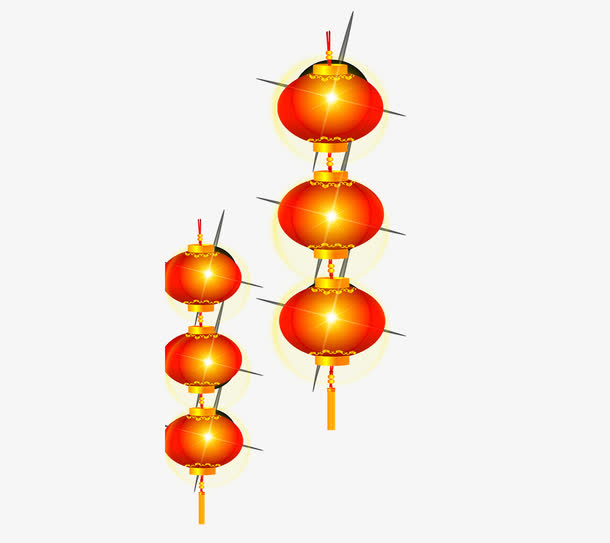 喜庆灯笼免抠