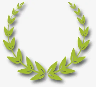 绿色翠绿草地框架免抠