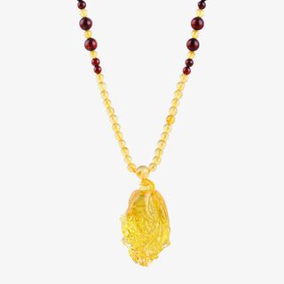 爱华尚白菜项链免抠