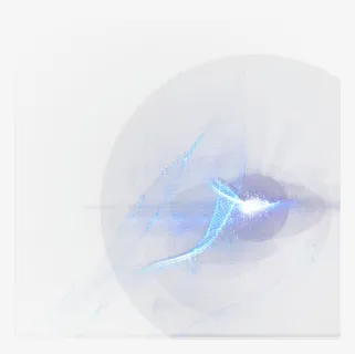 蓝色动感光圈矢量免抠