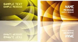 创意时尚卡片模板免抠